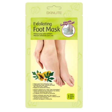 Skinlite Exfoliating Sock Type Foot Masks with Pap