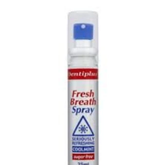 Dentiplus Breath Freshening Spray Mint Flavor - alcohol free, sugar free 25 ml