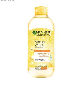 Garnier Skin Active Face, Eyes & Lips Micellar Water with Vitamin C for Dull Skin 400 ml