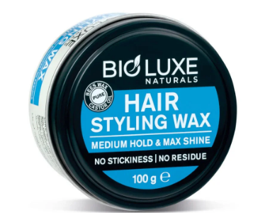 BIOLUXE NATURALS  HAIR STYLING WAX SOFT HOLD & MEDIUM SHINE 100GM