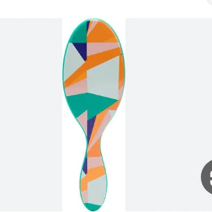 Wet Brush Original Detangler Hair Brush, Flag Up (Artful Ace) - Ultra-Soft IntelliFlex Bristles