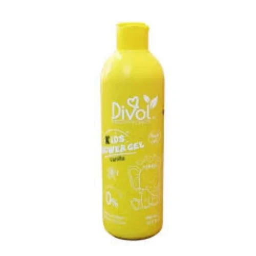 Divol Kids Shower Gel Vanilla Scent - parabens free, sodium free, sulfate free 300 m