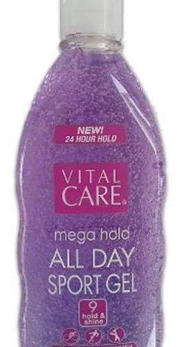 Vital Care Mega Hold All Day Sport Hair Gel 9 Hold & Shine 300 gr