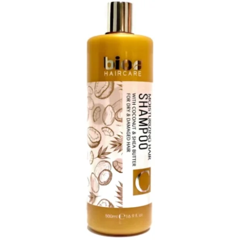 Bio Hair Care Moisturizing Shampoo with Coconut & Shea Butter for Dry & Damaged Hair 500 ml