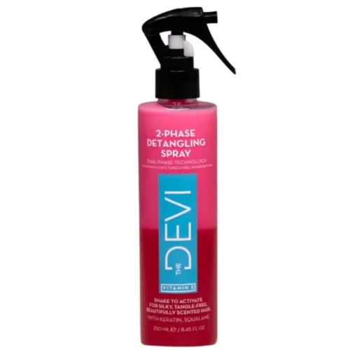 Devi 2-Stage Detangling Spray 250ml with Keratin & Squalane Hair Care Formula