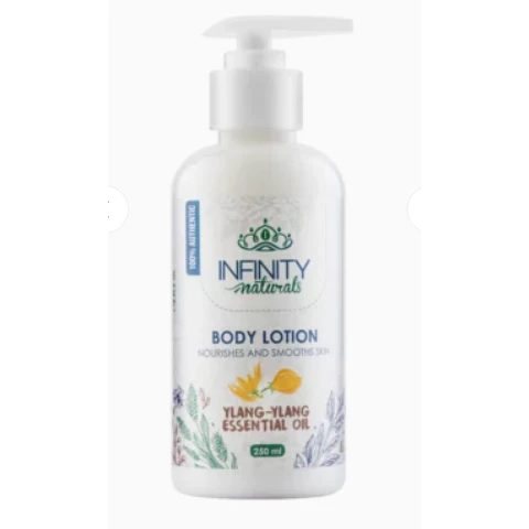 Infinity Naturals Nourishing & Smoothing Body Lotion with Ylang Ylang Essential Oil - parabens free, silicones free, fragrance free 250 ml