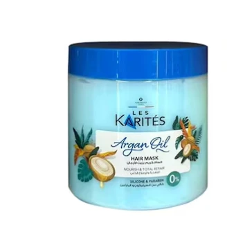 Les Karites Nourishing & Repairing Hair Mask with Argan Oil - silicone free, parabens free 475 ml