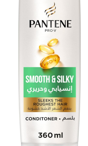Pantene Pro-V Smooth & Silky Conditioner for Rough & Frizzy Hair 360 ml