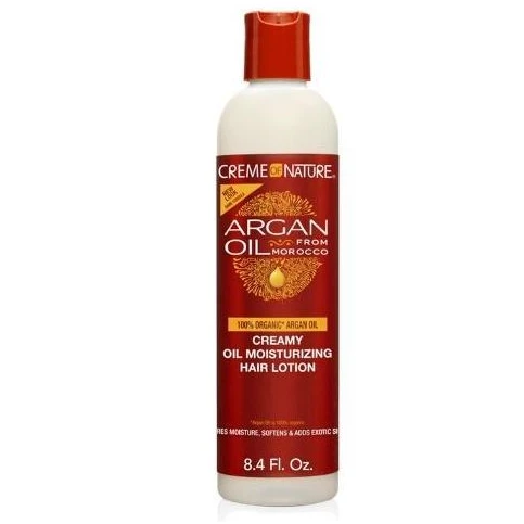 Creme of Nature Moisturizing, Softening & Shine Enhancing Hair Lotion with Argan Oil - paraffin free, drying alcohol free, petrolatum free 250 ml