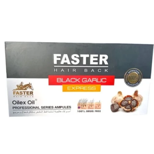 Faster Oilex Oil Express Professional Series Serum Ampoules with Black Garlic - drug free 5 x 10 ml