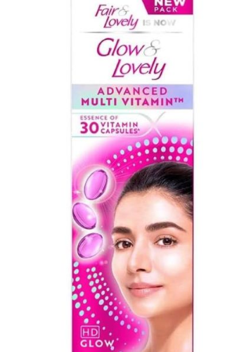 Glow & Lovely Advanced Multivitamin Face Serum In Cream - bleach free, harmful ingredients free 40 gr