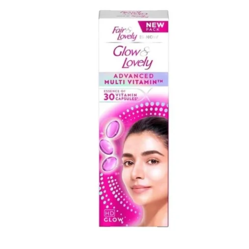 Glow & Lovely Advanced Multivitamin Face Serum In Cream - bleach free, harmful ingredients free 40 gr