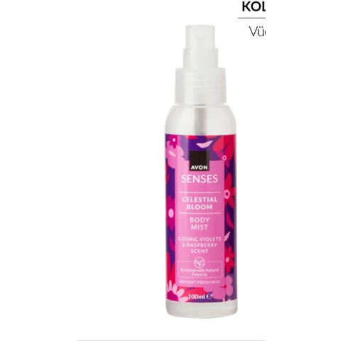 Senses Celestial Bloom Menekşe ve Frambuaz Kokulu Vücut Spreyi 100ml