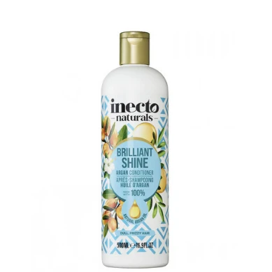Inecto Naturals Super Shine Hair Conditioner with Argan - cruelty free, vegan 500 ml