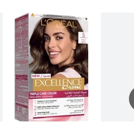 L'Oreal Excellence Triple Care Hair Color Cream Light Brown 5 1 pack