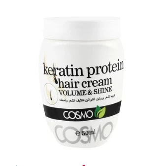 Cosmo Volumizing & Shining Hair Cream with Keratin & Protein - animal testing free 500 ml