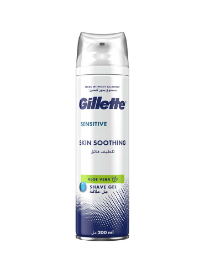 Gillette Sensitive Skin Soothing Shaving Gel with Aloe Vera - alcohol free 200 ml