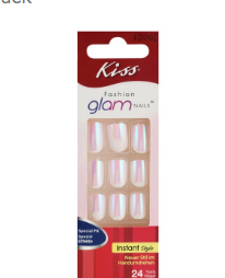 Kiss Glam Pink Press-On Nails 24 per pack