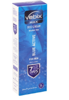 Vebix Max Deo Cream Blue Active for Men - alcohol free 10 ml