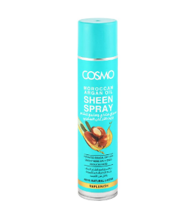 Cosmo Hydrating, Smoothing & Replenishing Moroccan Argan Oil Sheen Spray - CFCs free, animal testing free 300 ml