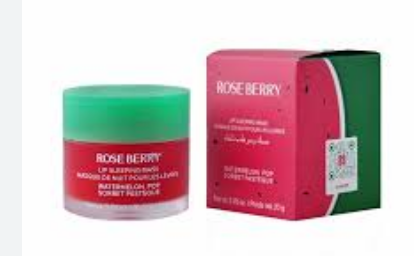 Rose Berry Lip Mask and Balm 20g - ماسك ومرطب شفاة من روز بيري 20 جرام