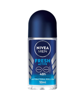NIVEA Men Fresh Active 48H Antiperspirant Roll-On Deodorant 50 ml