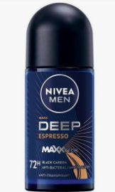 NIVEA DEEP DRY CLEAN roll on 50ml 15% - مزيل عرق نيفيا ديب دراي كلين رول أون ٥٠ مل ١٥٪