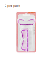 Beauty Care Professional Pink Nail Brushes 2 per pack