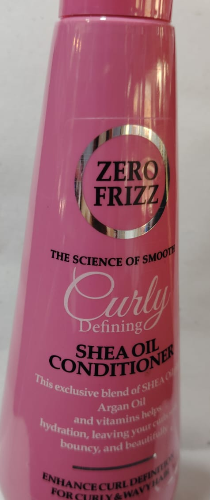 Zero Frizz Detangling, Nourishing & Anti-Frizz Conditioner with curls 355 ml