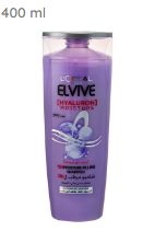 L'Oreal Elvive 72H Moisture Filling Shampoo with Hyaluronic Acid for Dehydrated & Dry Hair 400 ml