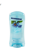 Secret 48H Antipersistant Clear Gel Deodorant Stick Waterlily Scent for Women 73 gr
