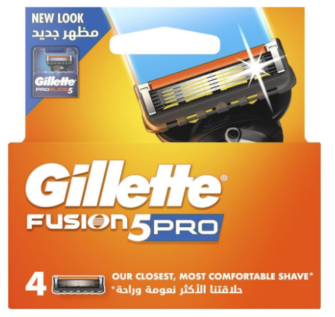 GILLETE FUSION PROGLDE 4 BLAES