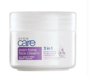 كريم وجه ليلي من Avon، غني بمستخلصات نباتية، زيت الليمون، الفيتامينات، المعادن و فيتامين سي، يجعل البشرة رطبة ويزيل اللمعان الدهني ويجعل البشرة أكثر نضارة.