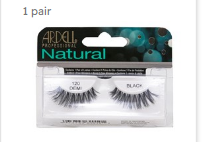 Ardell Natural Reusable Lashes Demi Black 120 1 pair