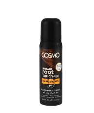 Cosmo Water-Resistant Instant Hair Root Concealer Touch Up Spray Dark Brown - alcohol free, ammonia free, peroxide free 75 ml