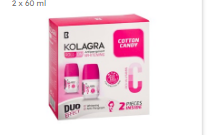 Kolagra 48H Antiperspirant Whitening Roll-On Deodorants Cotton Candy Scent with Vitamin C for Sensitive Skin - alcohol free, aluminum salts free, parabens free
