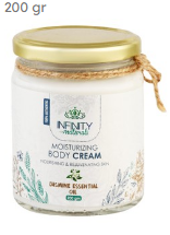 Infinity Moisturizing, Nourishing & Rejuvenating Body Cream with Jasmine Oil 200 gr