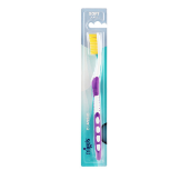 Migo's Classic Purple & White Soft Toothbrush