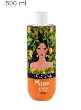 Bless Revitalizing & Moisturizing Shower Gel Fruit Rush Scent with Vitamin E & Pro-Vitamin B5 500 ml