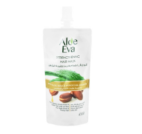 Aloe Eva Strengthening Mask with Aloe Vera & Moroccan Argan Oil for Split Ends & Frizzy Hair 250 gr