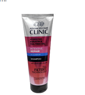 Eva Advanced Care Clinic Repairing Anti-Dandruff Shampoo with Hydrolized Keratin & Tea Tree Oil for Damaged Hair