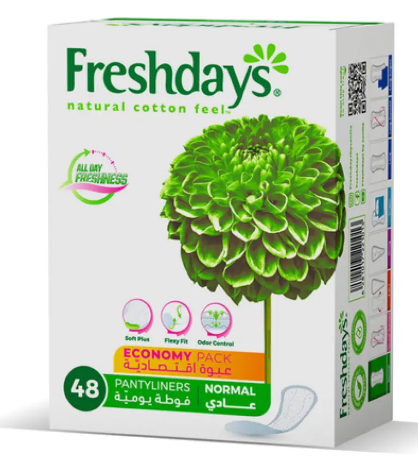 FRESHDAYS NORMAL 48 PANTYLINERS